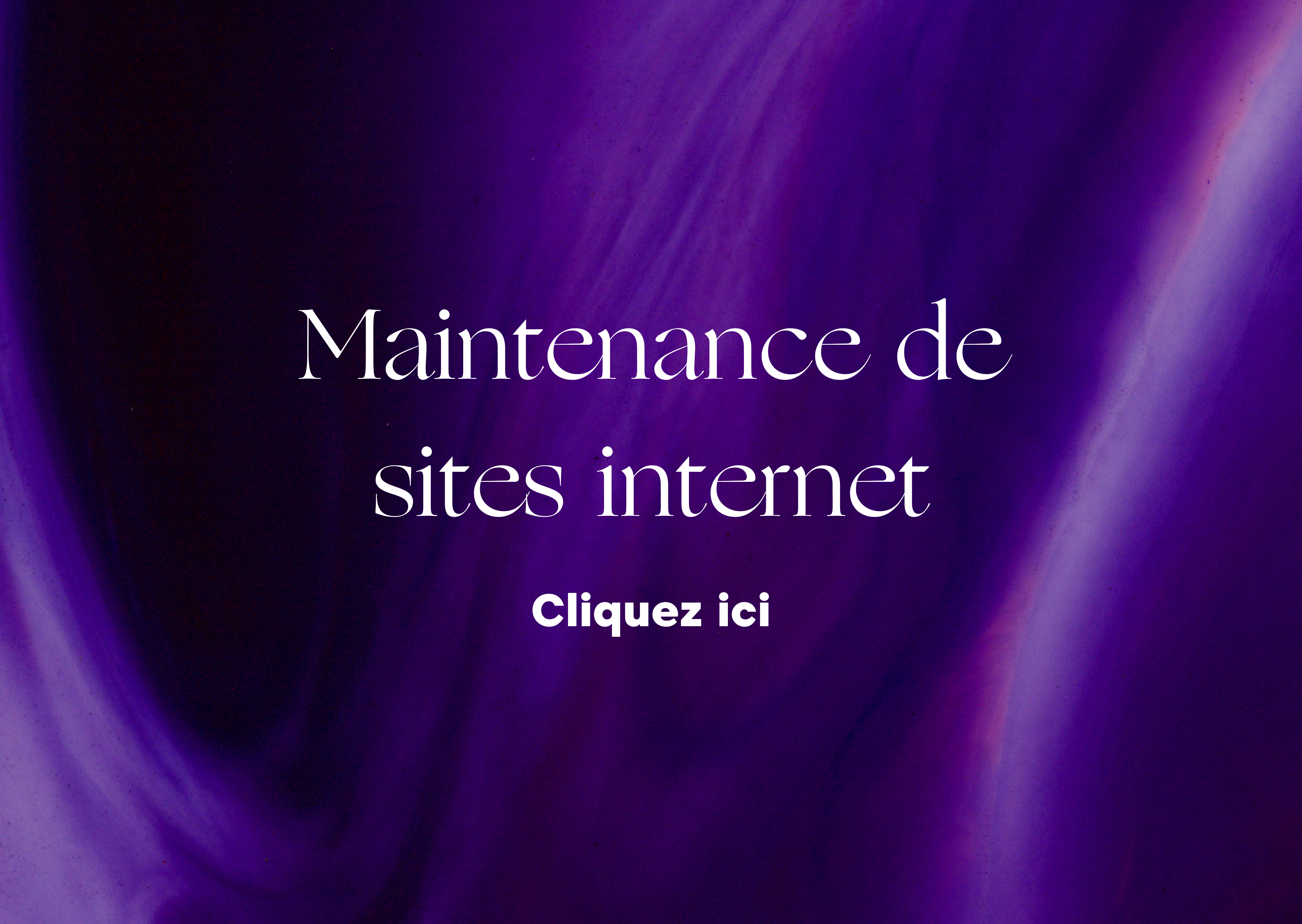 "maintenance de site internet"